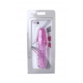 Розовая насадка с нежными шипами - 13,5 см. - Toyfa Basic - в Сергиевом Посаде купить с доставкой