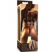 Коричневый мастубратор-вагина Nicole s Kitty - Blush Novelties - в Сергиевом Посаде купить с доставкой