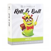 Стимулирующий презерватив-насадка Roll   Ball Apple - Sitabella - купить с доставкой в Сергиевом Посаде