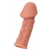 Насадка на фаллос с пузыриками, венками и ребристостью KOKOS Extreme Sleeve 09 - 12,7 см. - KOKOS - в Сергиевом Посаде купить с доставкой