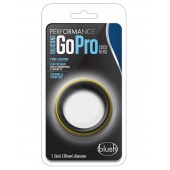 Черно-желтое силиконовое эрекционное кольцо Silicone Go Pro Cock Ring - Blush Novelties - в Сергиевом Посаде купить с доставкой