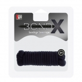 Чёрная веревка для связывания BONDX LOVE ROPE - 5 м. - Dream Toys - купить с доставкой в Сергиевом Посаде