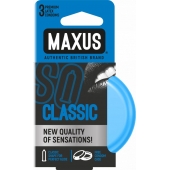 Классические презервативы в железном кейсе MAXUS Classic - 3 шт. - Maxus - купить с доставкой в Сергиевом Посаде