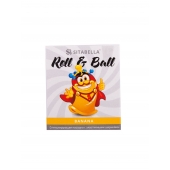 Стимулирующий презерватив-насадка Roll   Ball Banana - Sitabella - купить с доставкой в Сергиевом Посаде