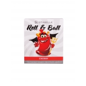 Стимулирующий презерватив-насадка Roll   Ball Cherry - Sitabella - купить с доставкой в Сергиевом Посаде