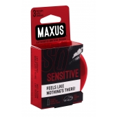 Ультратонкие презервативы в железном кейсе MAXUS Sensitive - 3 шт. - Maxus - купить с доставкой в Сергиевом Посаде