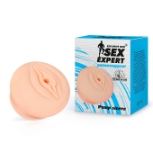 Телесная насадка-вагина на помпу - Sex Expert - в Сергиевом Посаде купить с доставкой