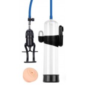 Прозрачная вакуумная вибропомпа Sex Expert с насадкой-вагиной - Sex Expert - в Сергиевом Посаде купить с доставкой