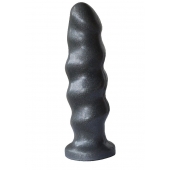 Черная насадка на трусики харнесс Platinum - 16 см. - LOVETOY (А-Полимер) - купить с доставкой в Сергиевом Посаде