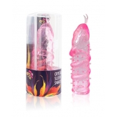 Закрытая рельефная насадка Crystal sleeve snakes в виде змеи с усиками - 14 см. - Erowoman-Eroman - в Сергиевом Посаде купить с доставкой