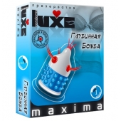 Презерватив LUXE Maxima  Глубинная бомба  - 1 шт. - Luxe - купить с доставкой в Сергиевом Посаде