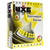 Презерватив LUXE  Exclusive  Кричащий банан  - 1 шт. - Luxe - купить с доставкой в Сергиевом Посаде
