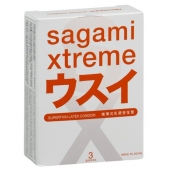 Ультратонкие презервативы Sagami Xtreme SUPERTHIN - 3 шт. - Sagami - купить с доставкой в Сергиевом Посаде