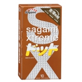 Презервативы Sagami Xtreme FEEL UP с точечной текстурой и линиями прилегания - 10 шт. - Sagami - купить с доставкой в Сергиевом Посаде