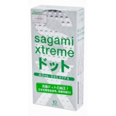 Презервативы Sagami Xtreme Type-E с точками - 10 шт. - Sagami - купить с доставкой в Сергиевом Посаде