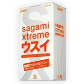 Ультратонкие презервативы Sagami Xtreme SUPERTHIN - 15 шт. - Sagami - купить с доставкой в Сергиевом Посаде