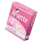Ультратонкие презервативы Arlette Light - 3 шт. - Arlette - купить с доставкой в Сергиевом Посаде