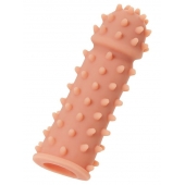 Телесная реалистичная насадка KOKOS Extreme Sleeve 03 с дополнительной стимуляцией - 12,7 см. - KOKOS - в Сергиевом Посаде купить с доставкой