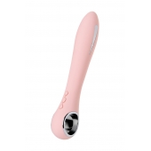 Розовый силиконовый вибратор с электростимуляцией GALVANI VIBE - 21 см. - ToyFa - купить с доставкой в Сергиевом Посаде