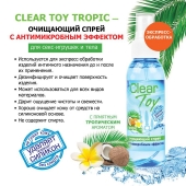 Очищающий спрей для игрушек CLEAR TOY Tropic - 100 мл. - Биоритм - купить с доставкой в Сергиевом Посаде