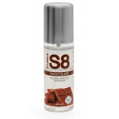 Смазка на водной основе S8 Flavored Lube со вкусом шоколада - 125 мл. - Stimul8 - купить с доставкой в Сергиевом Посаде