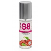 Смазка на водной основе S8 Flavored Lube со вкусом вишни - 125 мл. - Stimul8 - купить с доставкой в Сергиевом Посаде