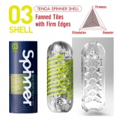 Мастурбатор SPINNER Shell - Tenga - в Сергиевом Посаде купить с доставкой