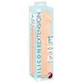 Телесная насадка-удлинитель Silicone Extension - 19 см. - Orion - в Сергиевом Посаде купить с доставкой