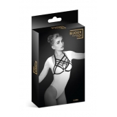 Черная упряжь на грудь Clara - Bijoux Pour Toi - купить с доставкой в Сергиевом Посаде