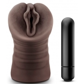 Коричневый мастурбатор-вагина Alexis - Blush Novelties - в Сергиевом Посаде купить с доставкой