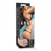 Телесный мастурбатор-ротик Angie - Blush Novelties - в Сергиевом Посаде купить с доставкой