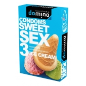 Презервативы для орального секса DOMINO Sweet Sex с ароматом мороженого - 3 шт. - Domino - купить с доставкой в Сергиевом Посаде