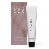 Лубрикант на водной основе Slow Sex Anal Play Gel - 30 мл. - Bijoux Indiscrets - купить с доставкой в Сергиевом Посаде