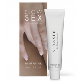 Гель для мастурбации с ароматом кокоса Slow Sex Finger Play Gel - 30 мл. - Bijoux Indiscrets - купить с доставкой в Сергиевом Посаде