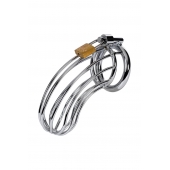 Серебристый пояс верности TOYFA на замочке - ToyFa - купить с доставкой в Сергиевом Посаде