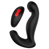 Черный вибромассажер простаты SWIRLING P-PLEASER - Dream Toys - в Сергиевом Посаде купить с доставкой