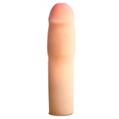 Телесная насадка-удлинитель на пенис PERFORMANCE 1.5INCH COCK XTENDER - 16 см. - Blush Novelties - в Сергиевом Посаде купить с доставкой