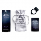 Темно-серое эрекционное кольцо Vibrating Love Ring с вибрацией - Fifty Shades of Grey - в Сергиевом Посаде купить с доставкой