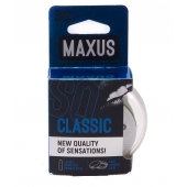 Классические презервативы в пластиковом кейсе MAXUS Classic - 3 шт. - Maxus - купить с доставкой в Сергиевом Посаде