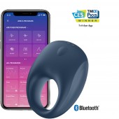Эрекционное кольцо Satisfyer Strong One с возможностью управления через приложение - Satisfyer - в Сергиевом Посаде купить с доставкой