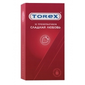 Презервативы Torex  Сладкая любовь  с ароматом клубники - 12 шт. - Torex - купить с доставкой в Сергиевом Посаде