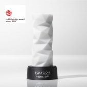 Белый 3D мастурбатор POLYGON - Tenga - в Сергиевом Посаде купить с доставкой
