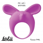 Фиолетовое эрекционное кольцо Fennec Phil - Lola Games - в Сергиевом Посаде купить с доставкой