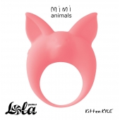 Оранжевое эрекционное кольцо Kitten Kyle - Lola Games - в Сергиевом Посаде купить с доставкой