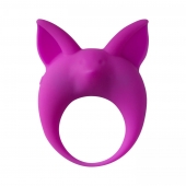Фиолетовое эрекционное кольцо Kitten Kyle - Lola Games - в Сергиевом Посаде купить с доставкой