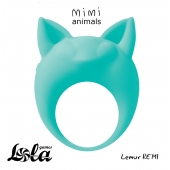 Зеленое эрекционное кольцо Lemur Remi - Lola Games - в Сергиевом Посаде купить с доставкой