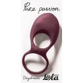 Бордовое эрекционное виброкольцо Daydream - Lola Games - в Сергиевом Посаде купить с доставкой