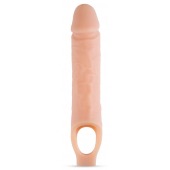 Телесный реалистичный фаллоудлинитель 10 Inch Silicone Cock Sheath Penis Extender - 25,4 см. - Blush Novelties - в Сергиевом Посаде купить с доставкой