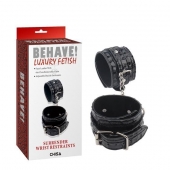 Черные наручники Surrender Wrist Restraints - Chisa - купить с доставкой в Сергиевом Посаде