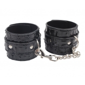 Черные наручники Surrender Wrist Restraints - Chisa - купить с доставкой в Сергиевом Посаде